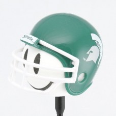 Michigan State Spartans Helmet Head Antenna Topper / Auto Dashboard Buddy 